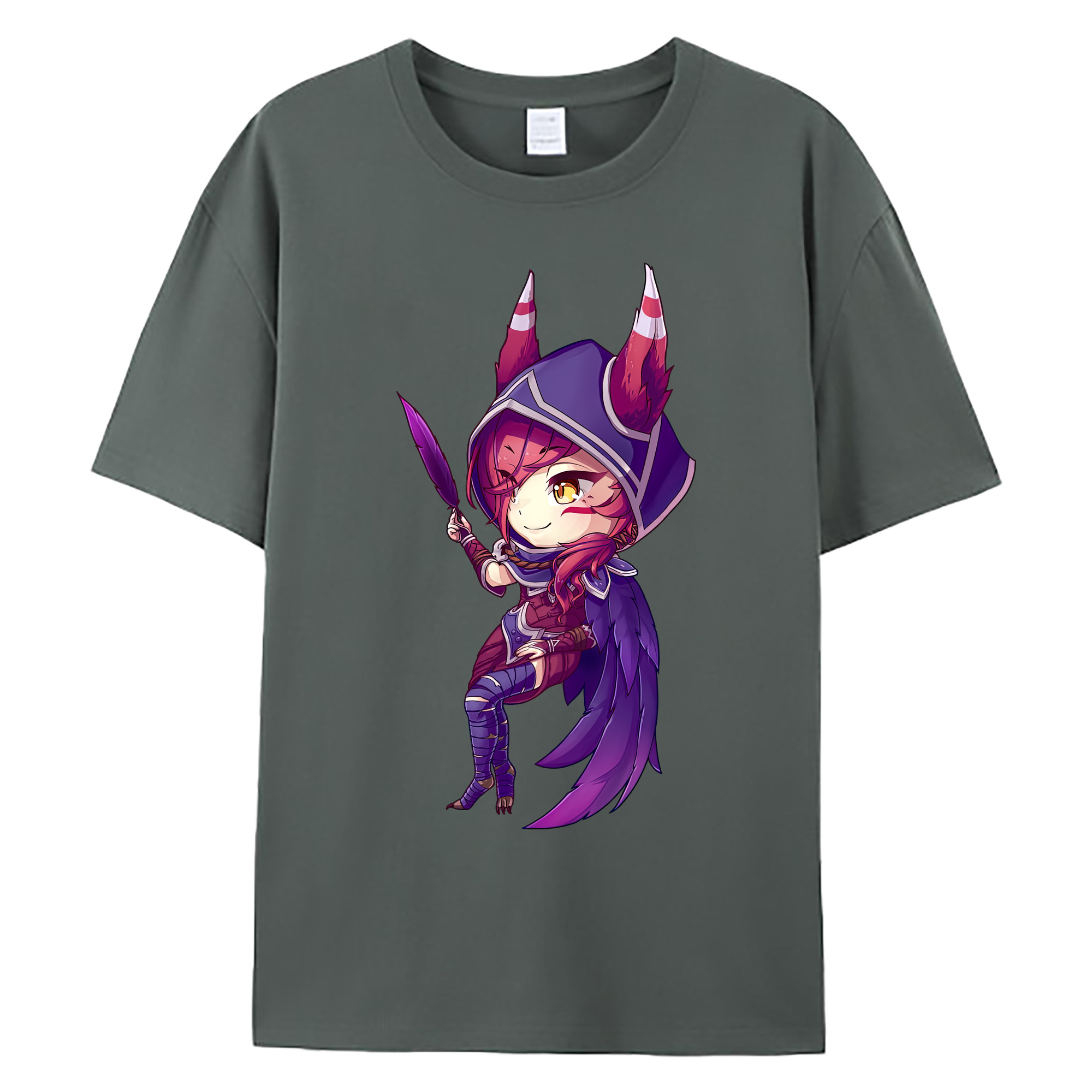 （画像用） リーグ・オブ・レジェンド League of Legends LOL 綿100％ メンズ半袖Tシャツ｜肌触りやわらか＆通気性